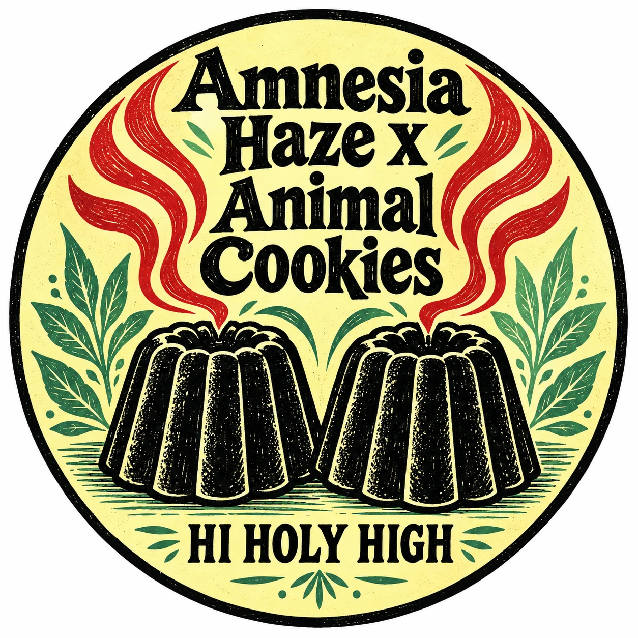 Arte provisional A-R1 · Amnesia Haze x Animal Cookies