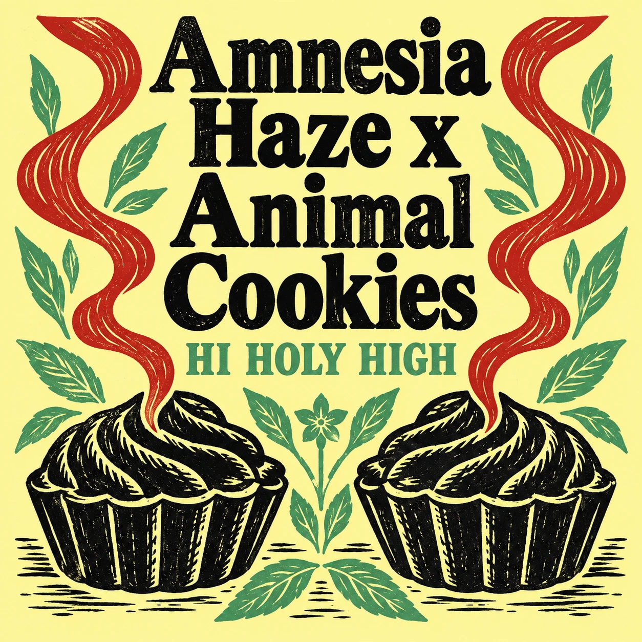 Arte provisional A-S1 · Amnesia Haze x Animal Cookies