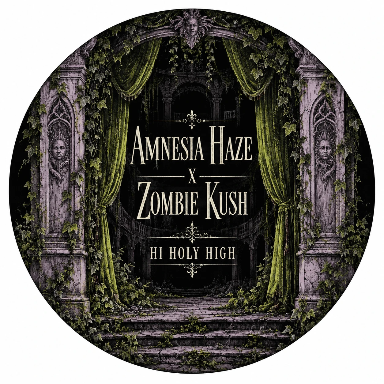 Arte provisional A-R1 · Amnesia Haze x Zombie Kush