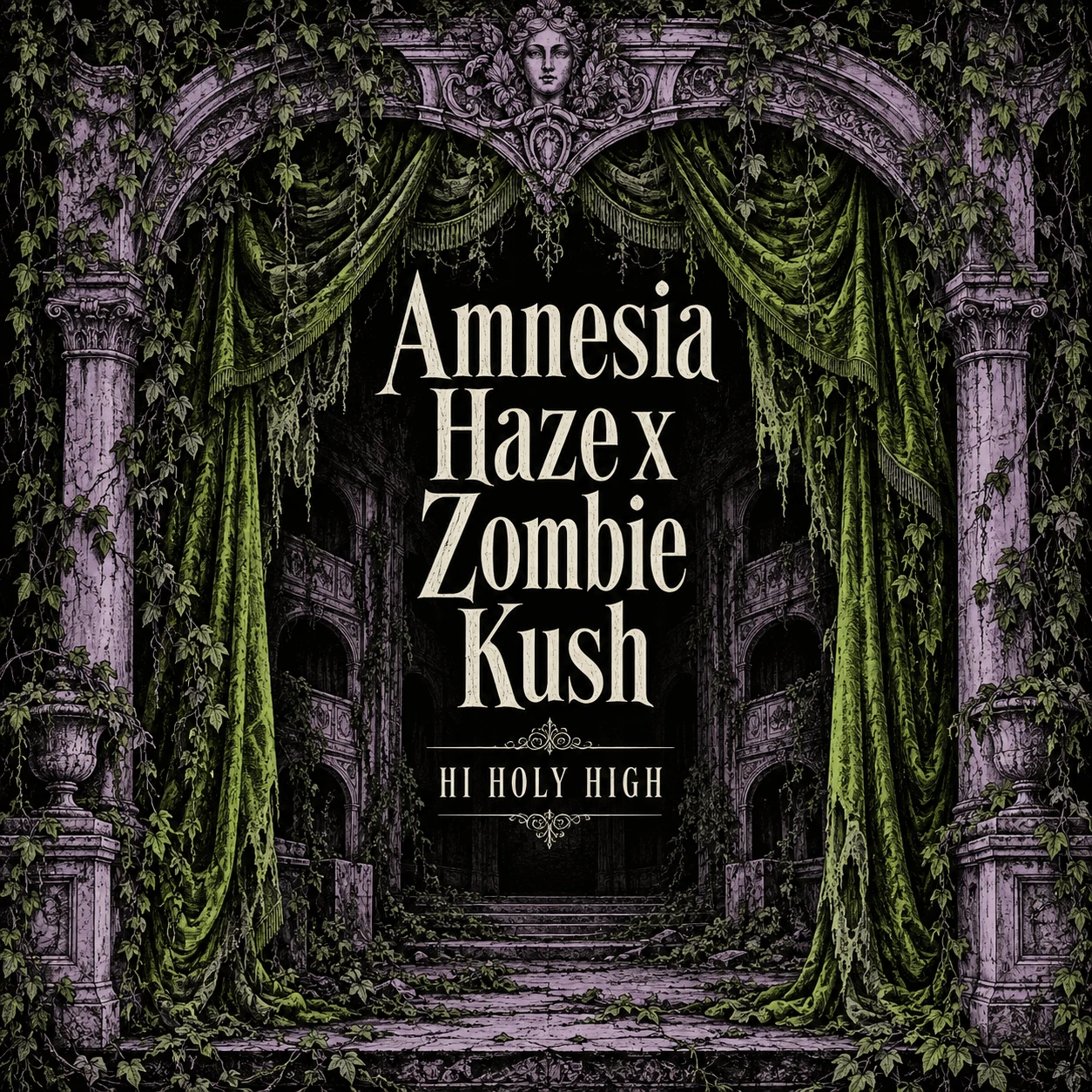 Arte provisional A-S1 · Amnesia Haze x Zombie Kush