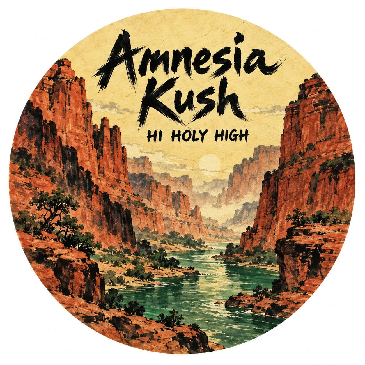 Arte provisional A-R1 · Amnesia Kush