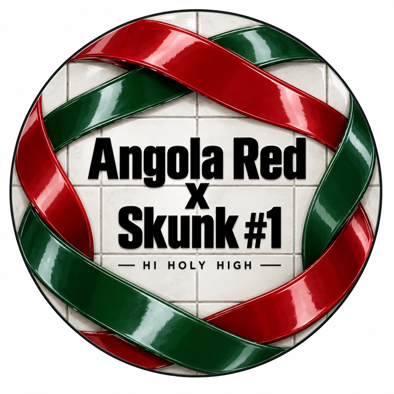 Arte provisional A-R1 · Angola Red x Skunk #1