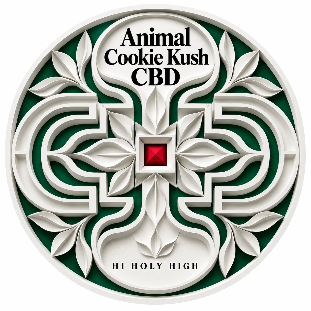 Arte provisional A-R1 · Animal Cookie Kush CBD