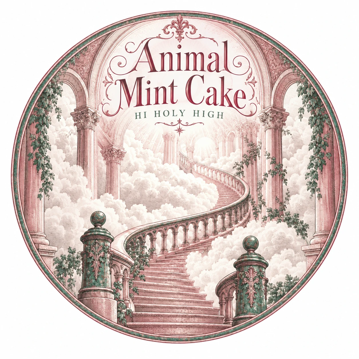 Arte provisional A-R1 · Animal Mint Cake