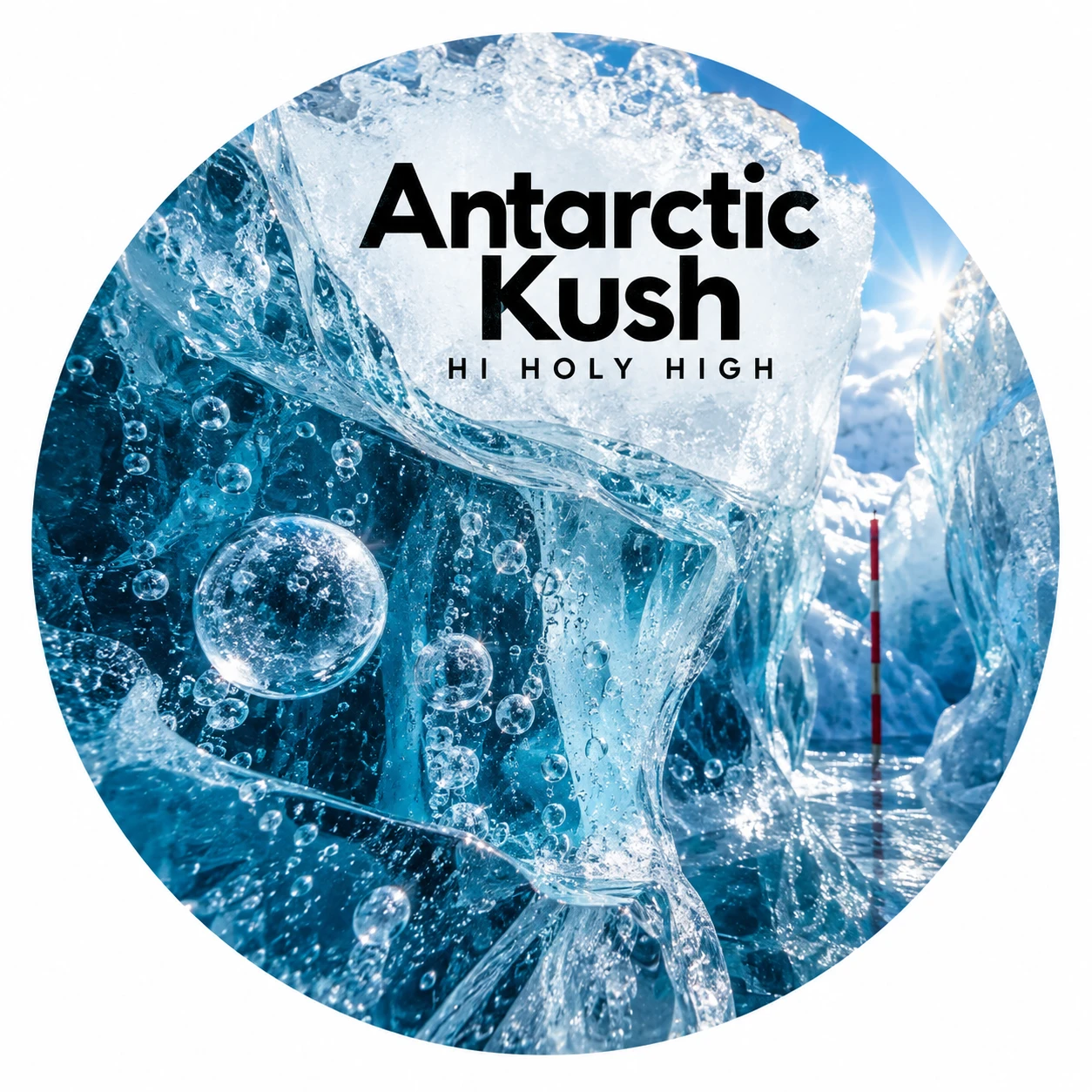 Provisional artwork A-R1 · Antarctic Kush