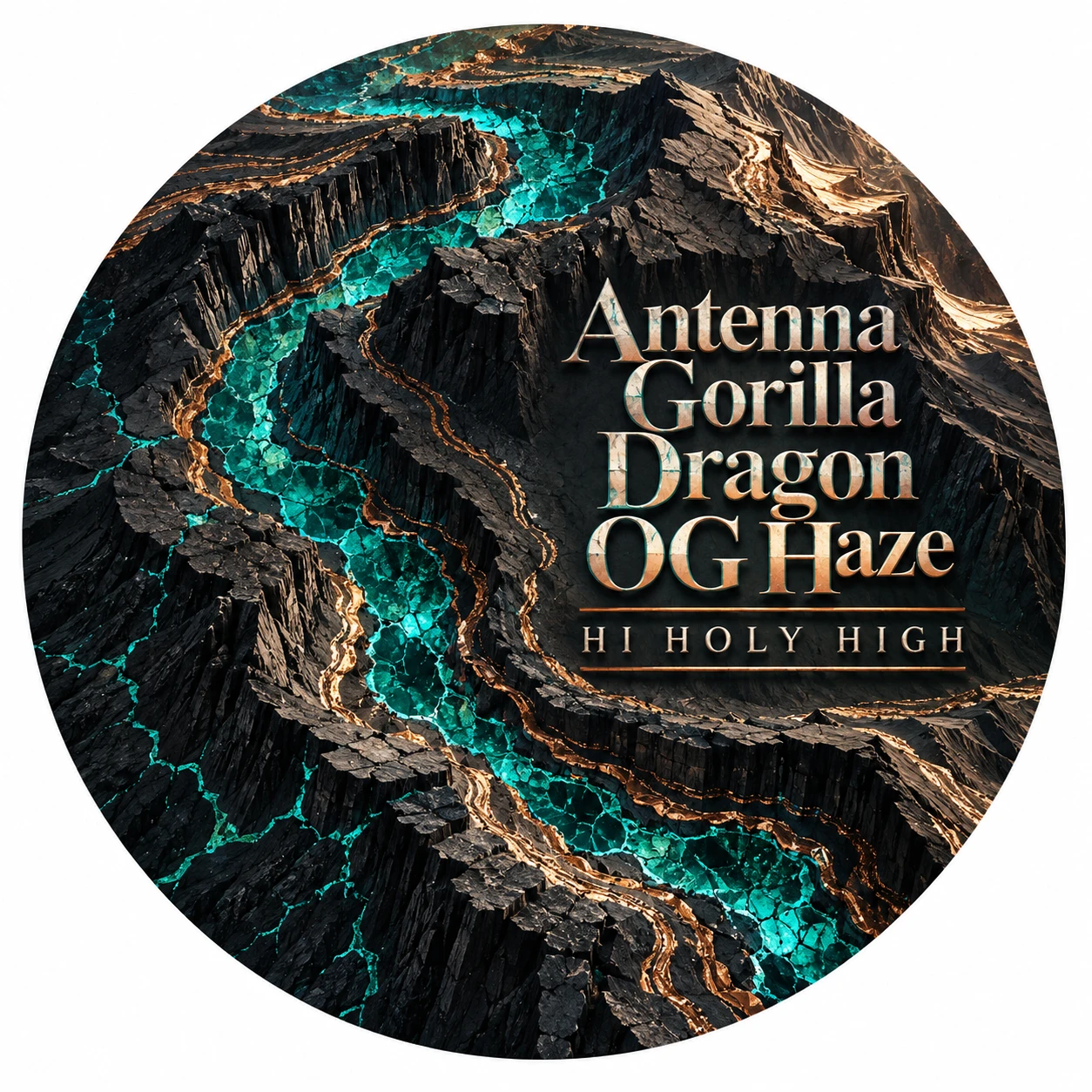 Arte provisional A-R1 · Antenna Gorilla Dragon OG Haze