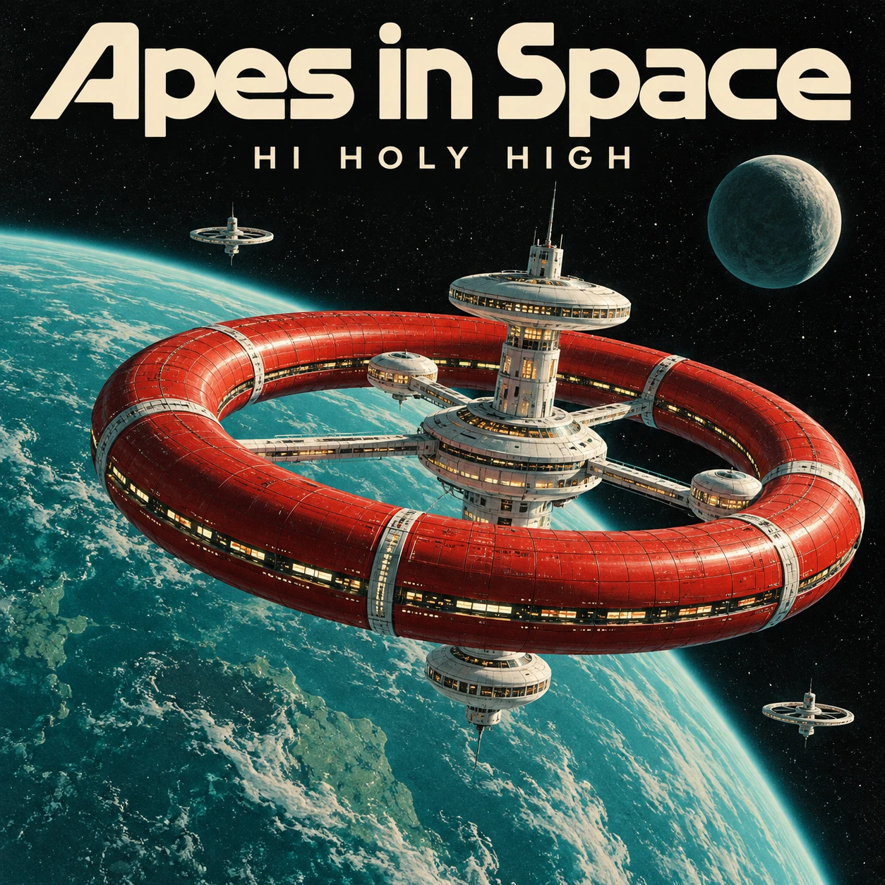 Arte provisional A-S1 · Apes in Space