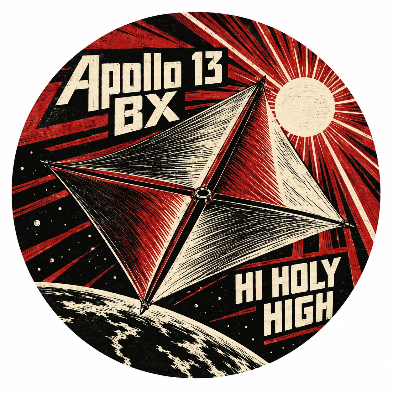 Arte provisional A-R1 · Apollo 13 BX