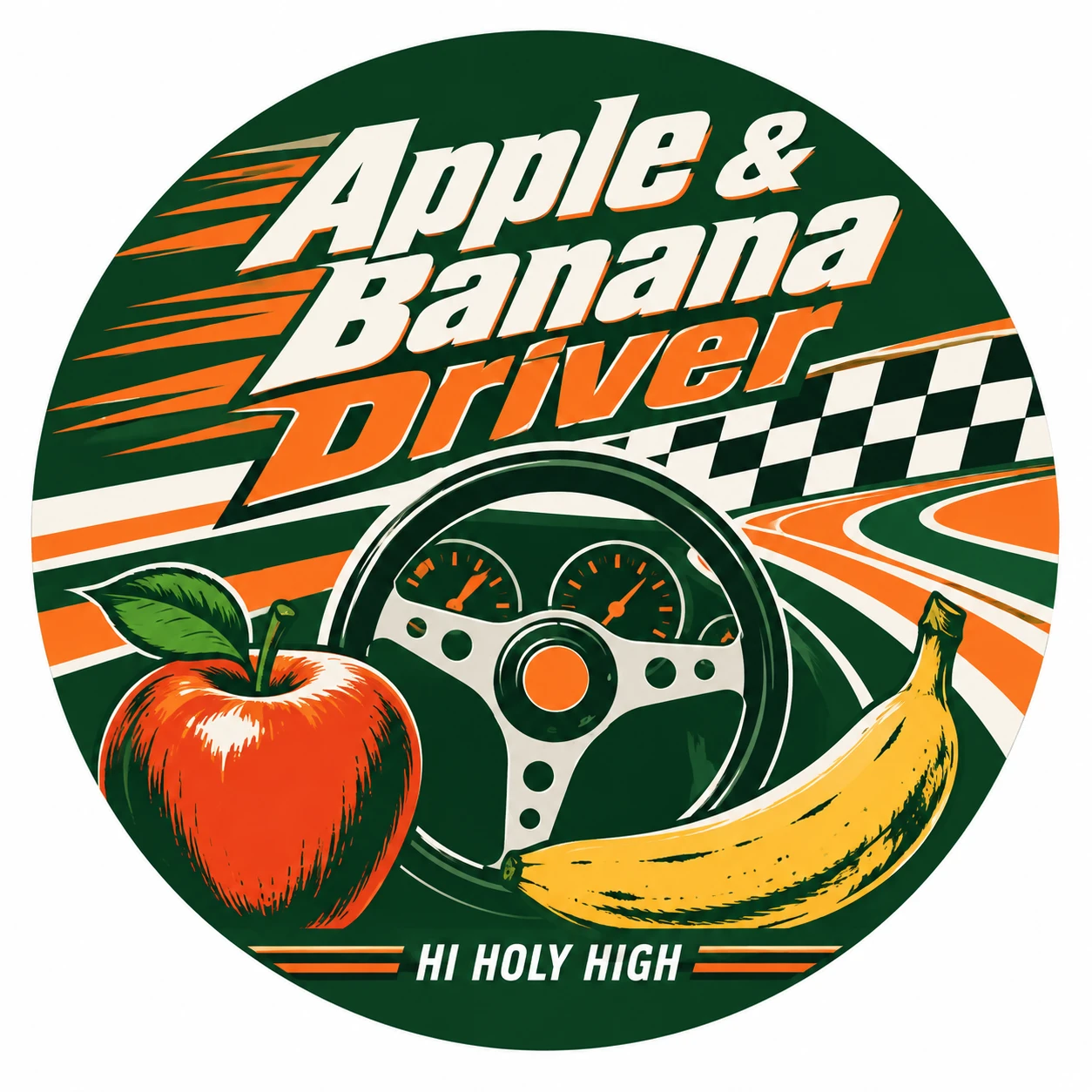 Arte provisional A-R1 · Apple & Banana Driver