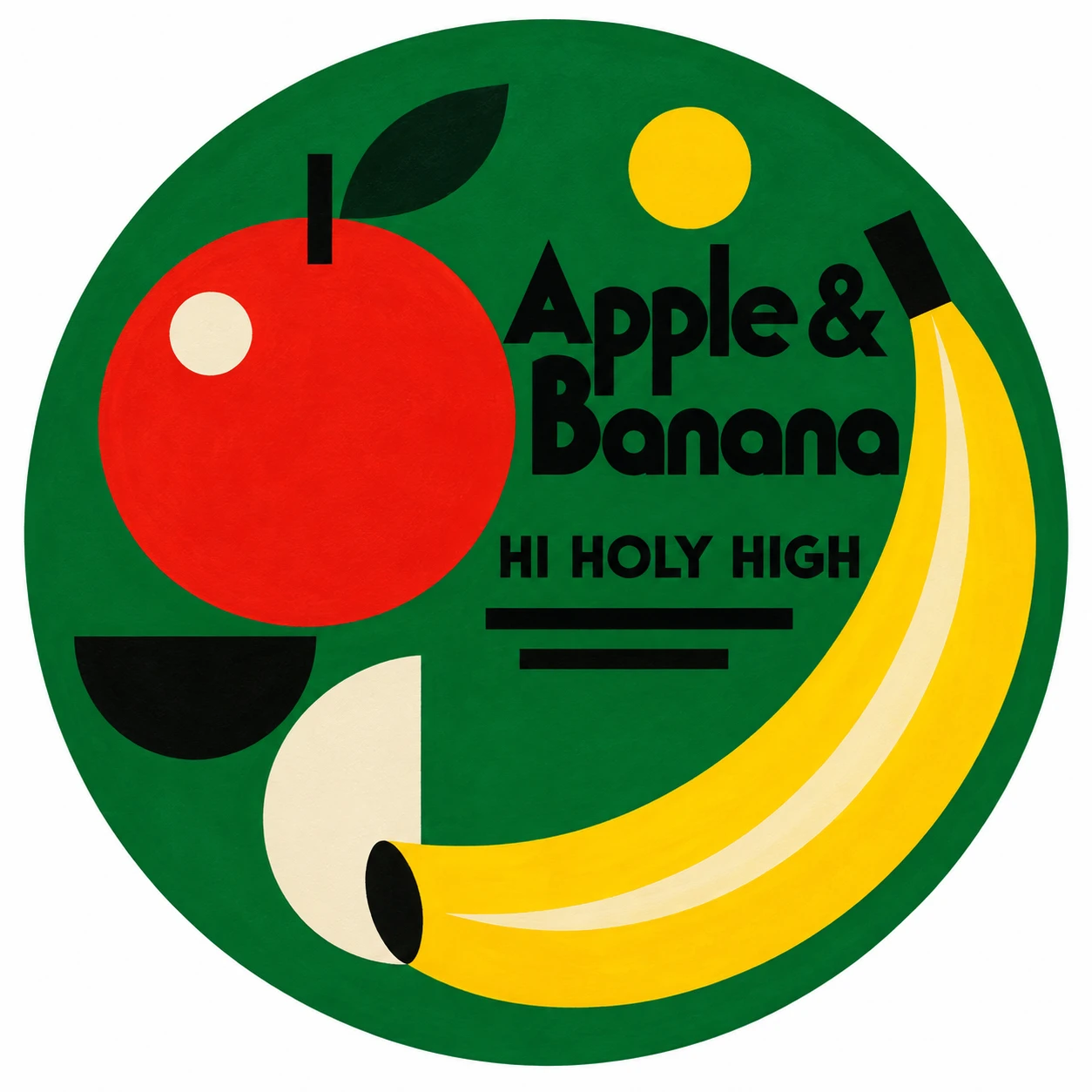 Arte provisional A-R1 · Apple & Banana