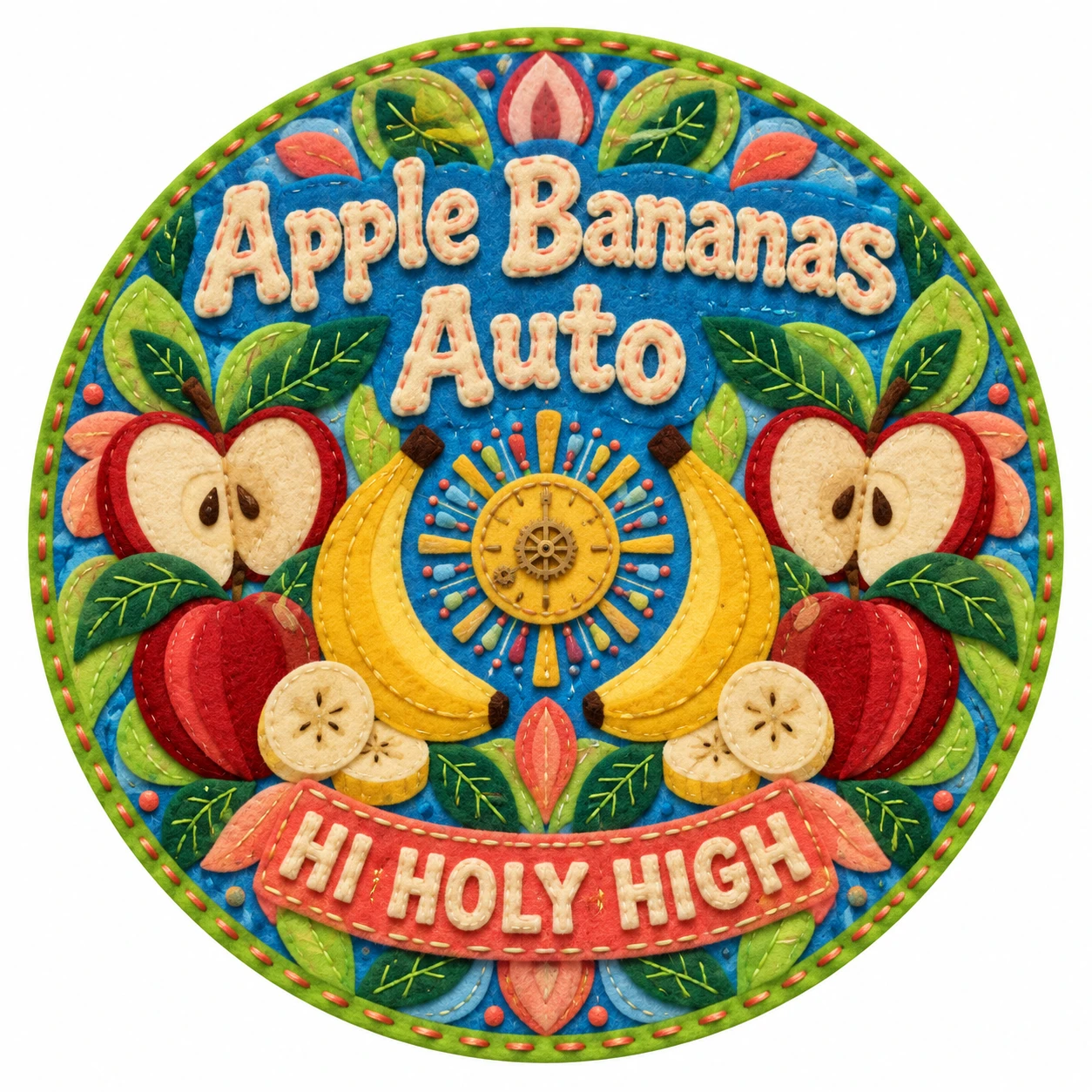 Arte provisional A-R1 · Apple Bananas Auto