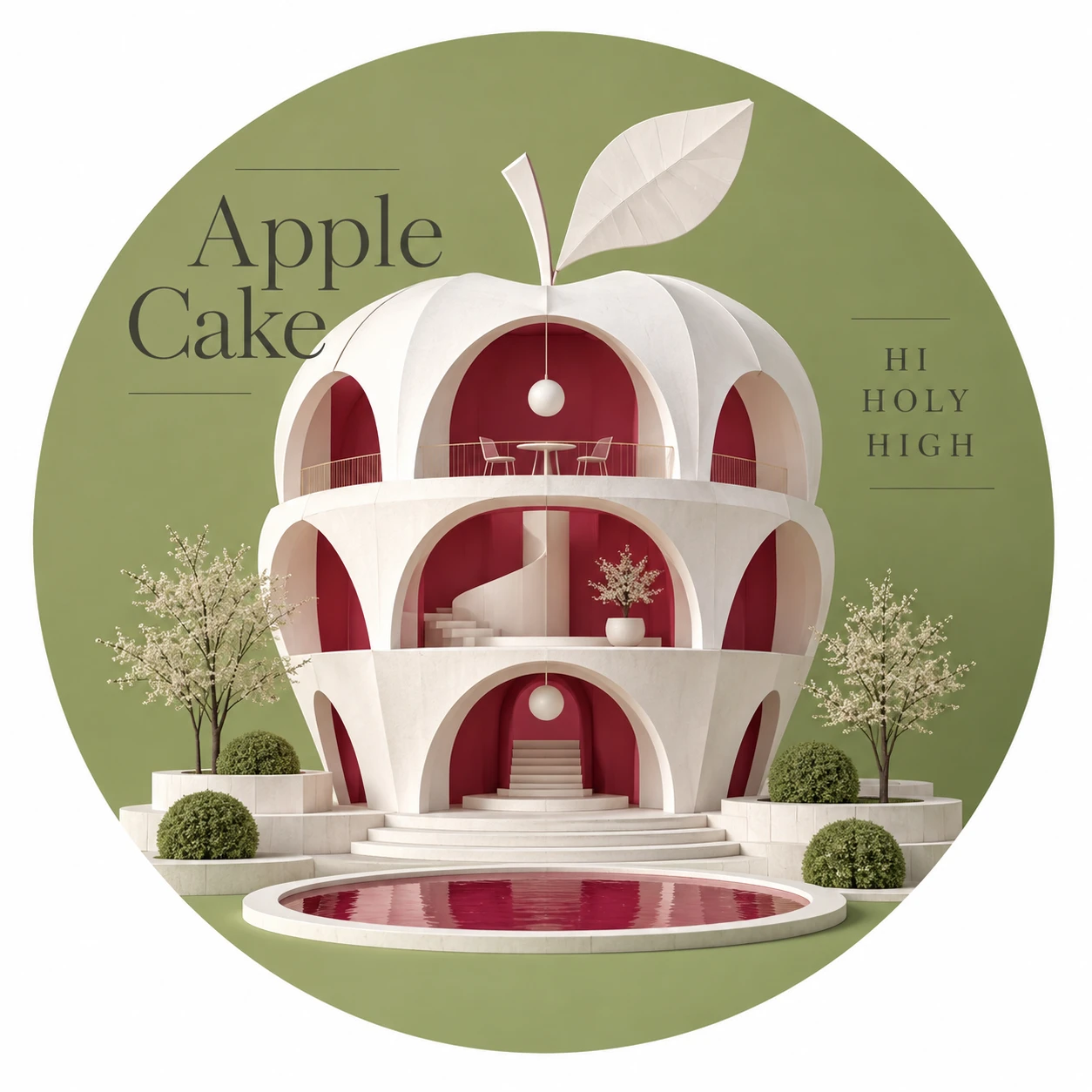 Arte provisional A-R1 · Apple Cake
