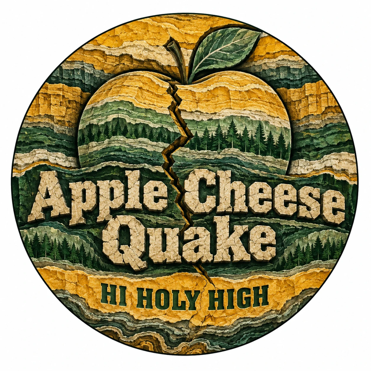 Arte provisional A-R1 · Apple Cheese Quake