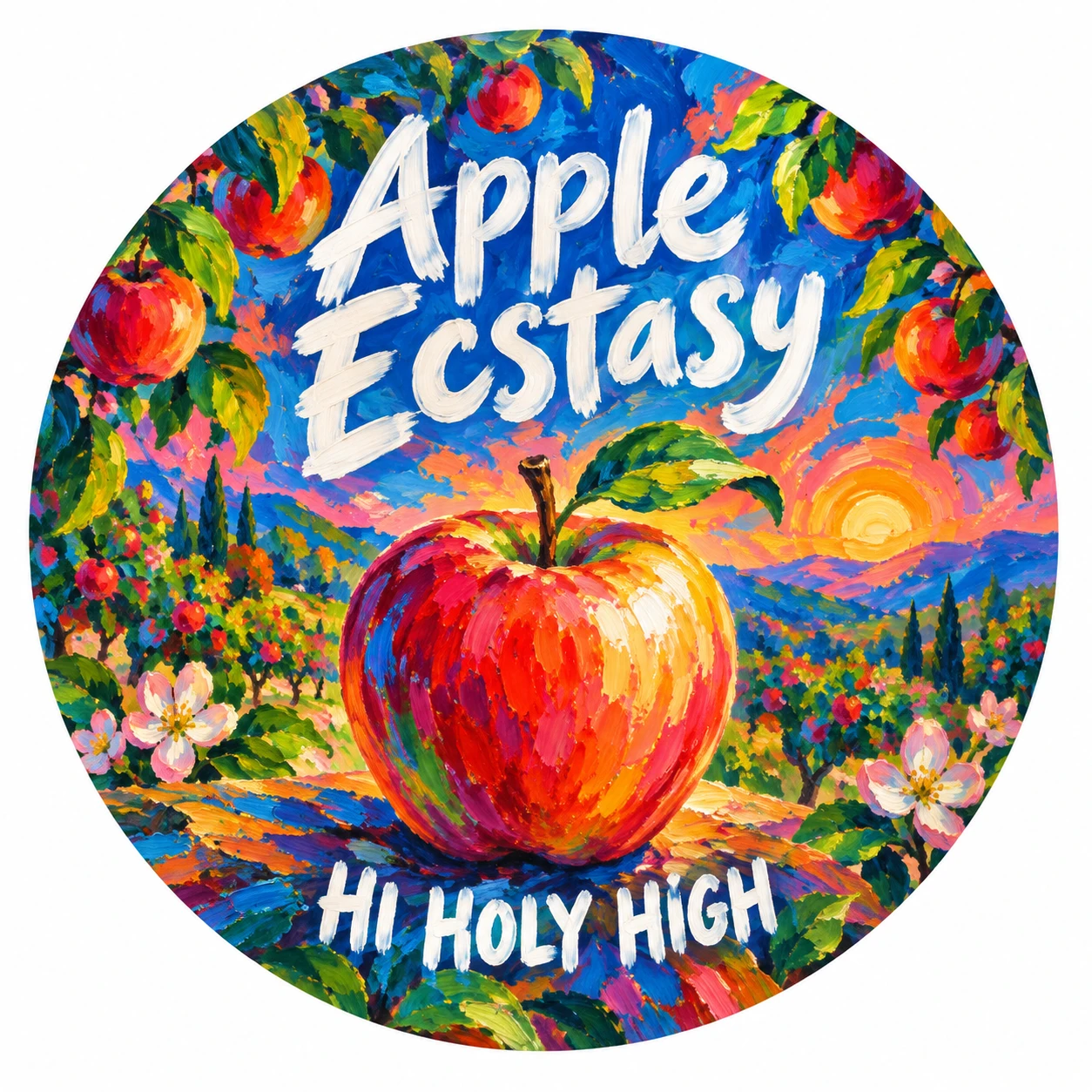 Arte provisional A-R1 · Apple Ecstasy