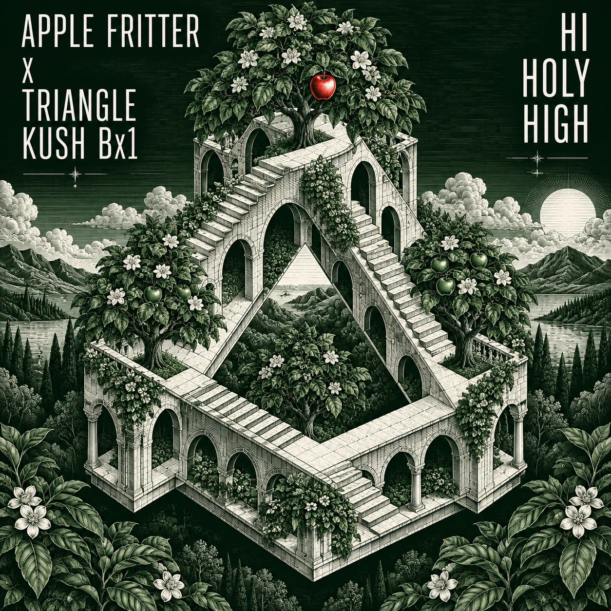 Arte provisional A-S1 · Apple Fritter x Triangle Kush Bx1