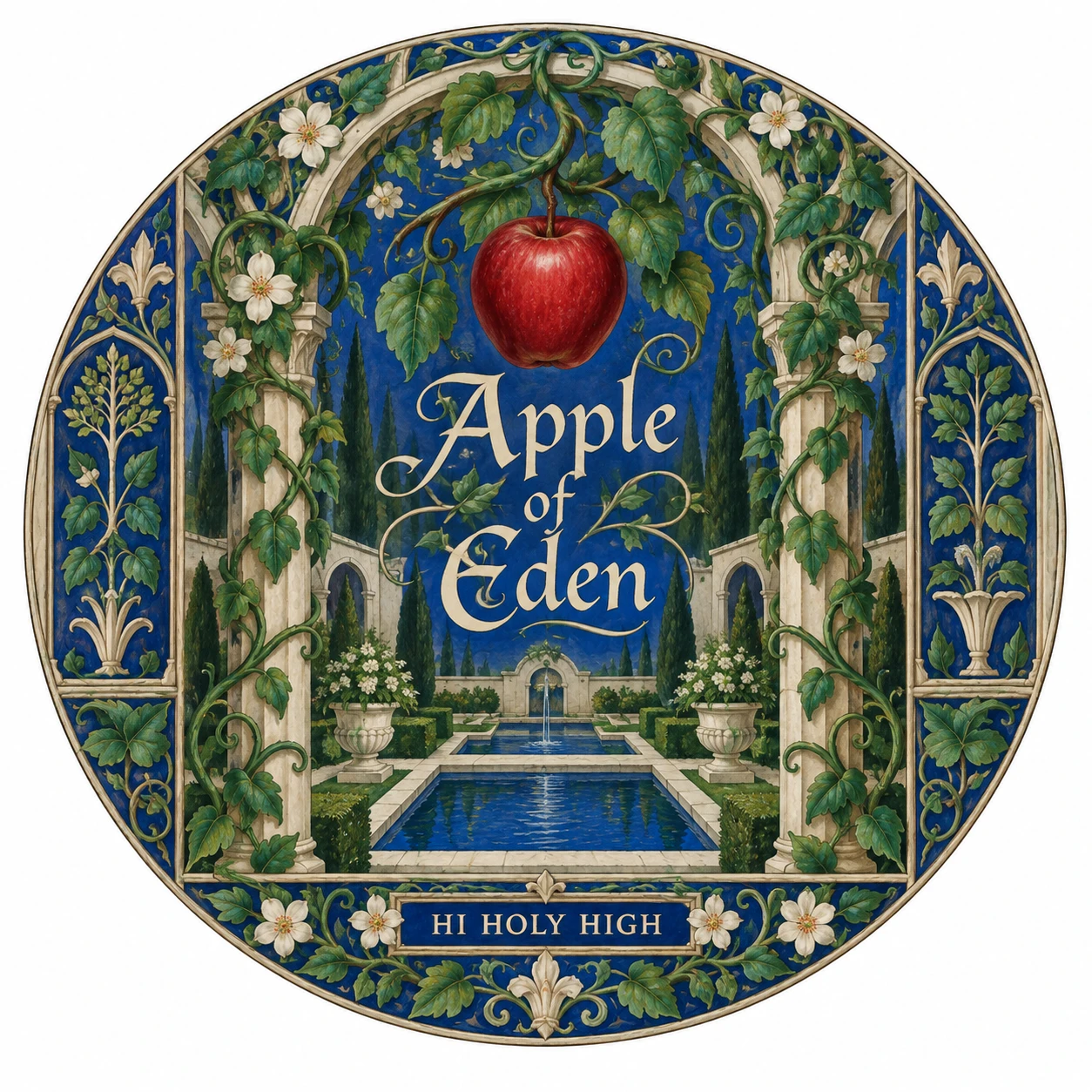 Arte provisional A-R1 · Apple of Eden