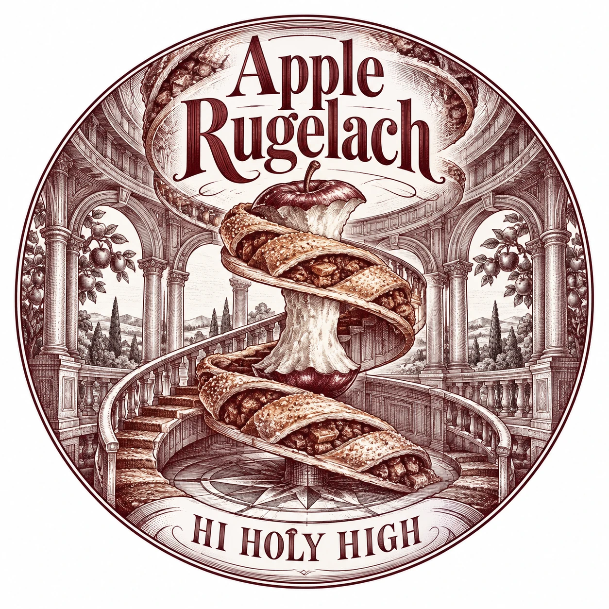 Vorläufiger Entwurf A-R1 · Apple Rugelach