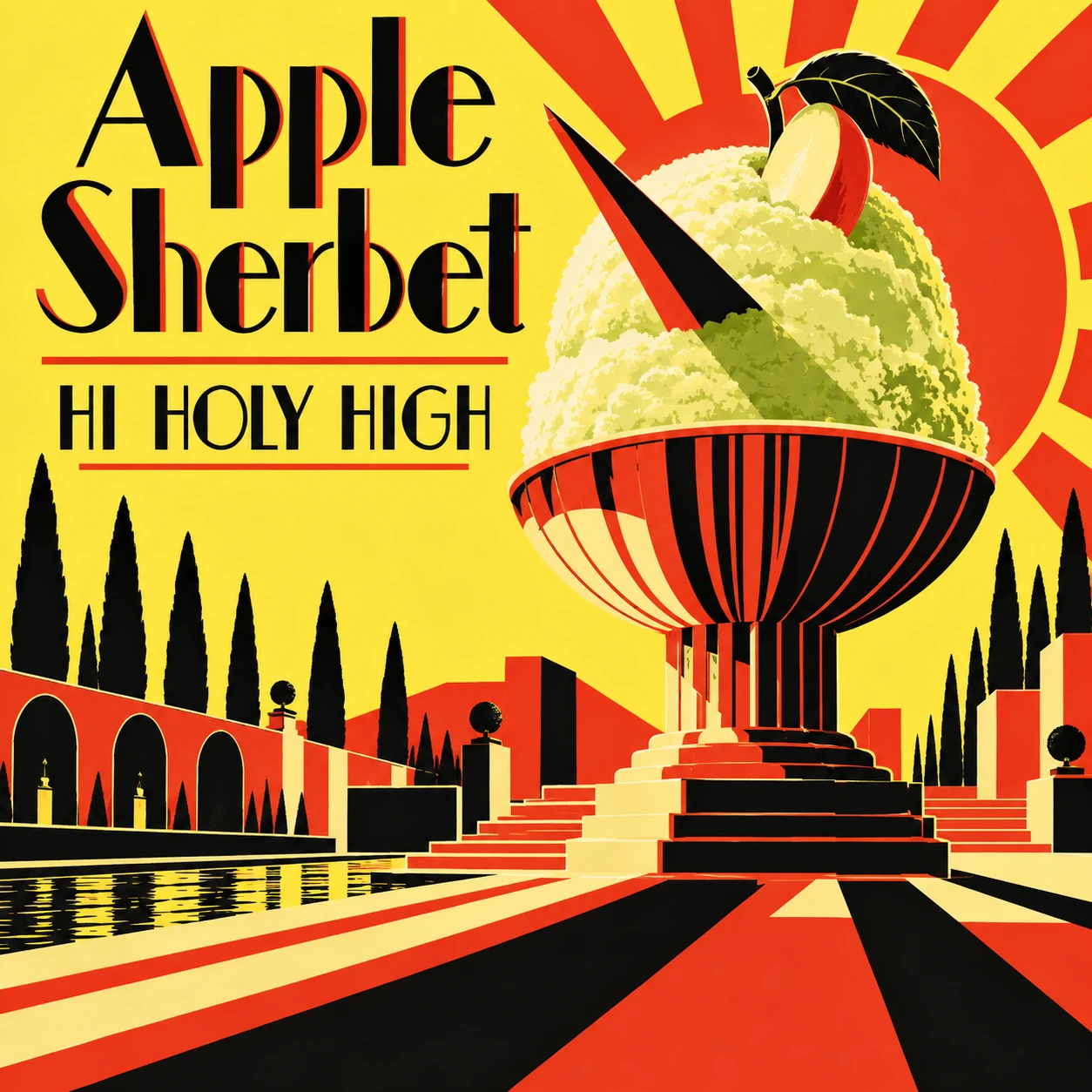 Arte provisional A-S1 · Apple Sherbet