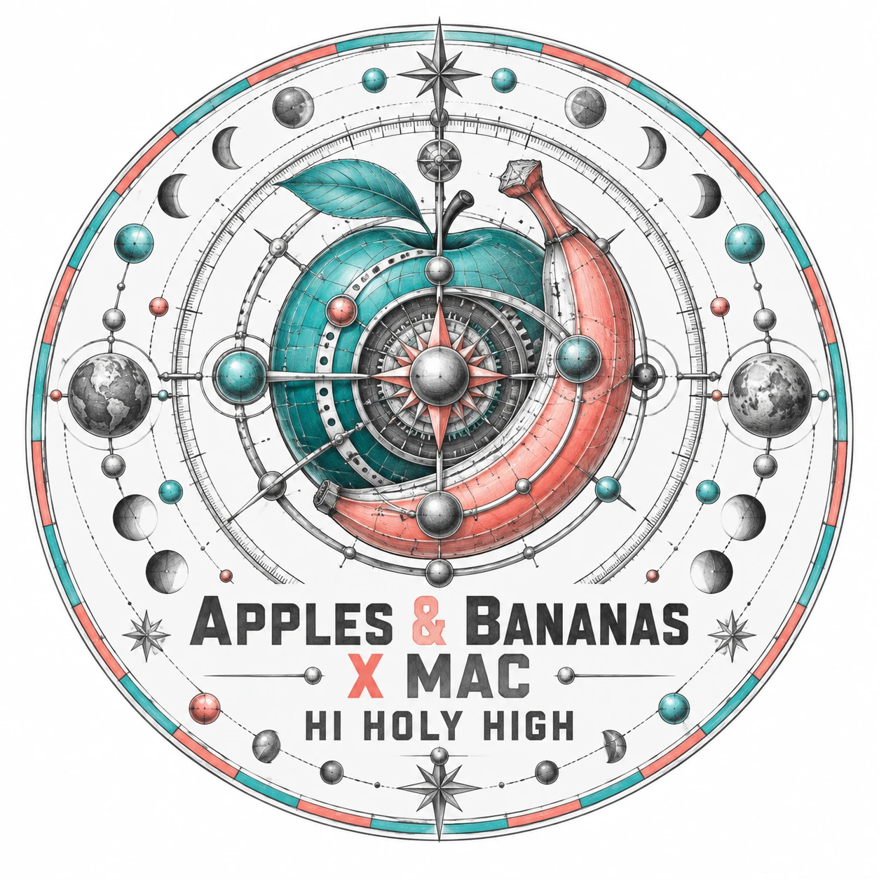 Arte provisional A-R1 · Apples & Bananas X MAC