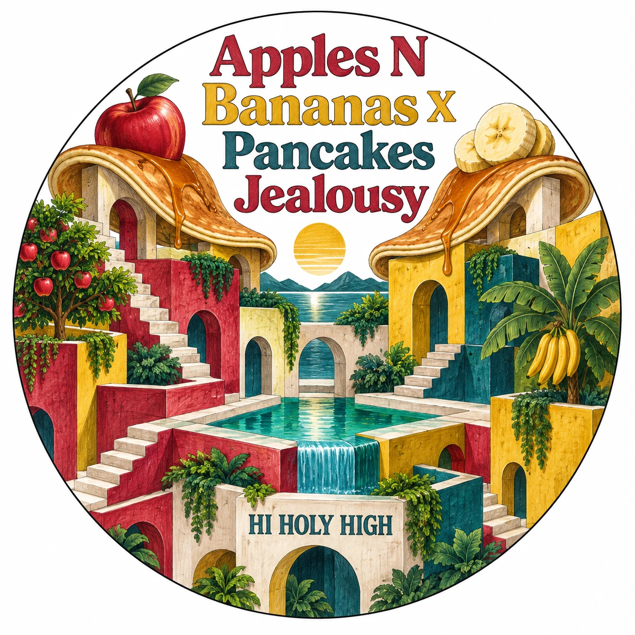 Arte provisional A-R1 · Apples N Bananas x Pancakes Jealousy