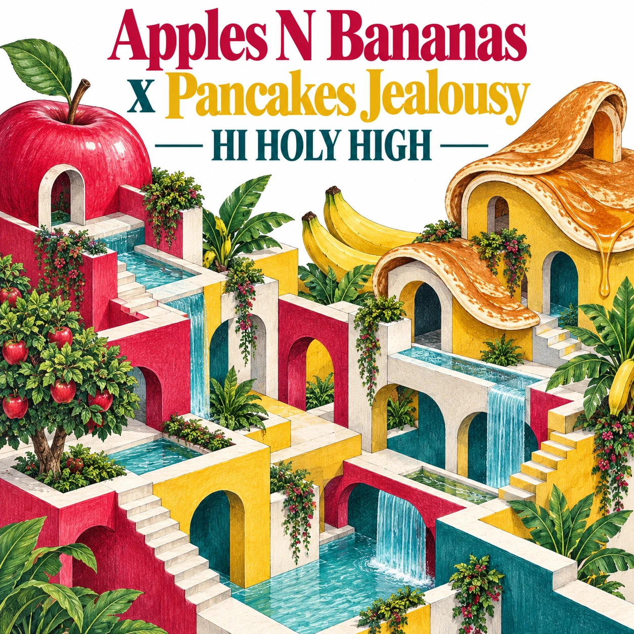 Arte provisional A-S1 · Apples N Bananas x Pancakes Jealousy