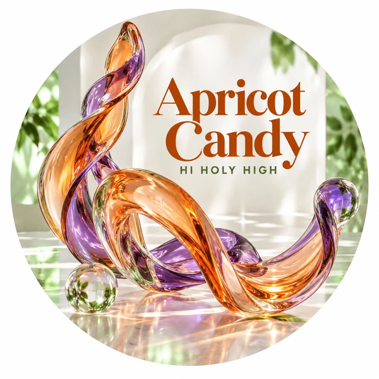 Arte provisional A-R1 · Apricot Candy