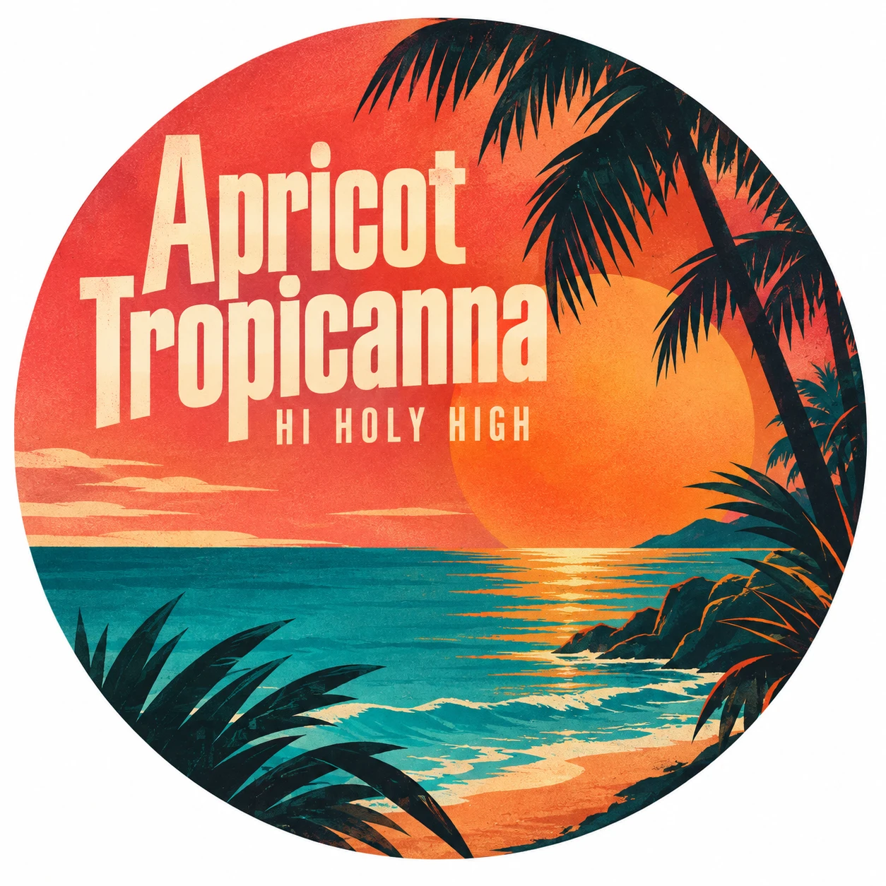 Arte provisional A-R1 · Apricot Tropicanna