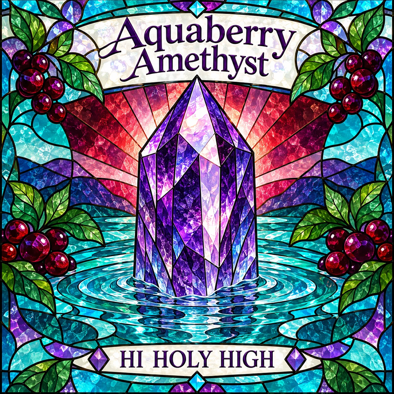 Arte provisional A-S1 · Aquaberry Amethyst