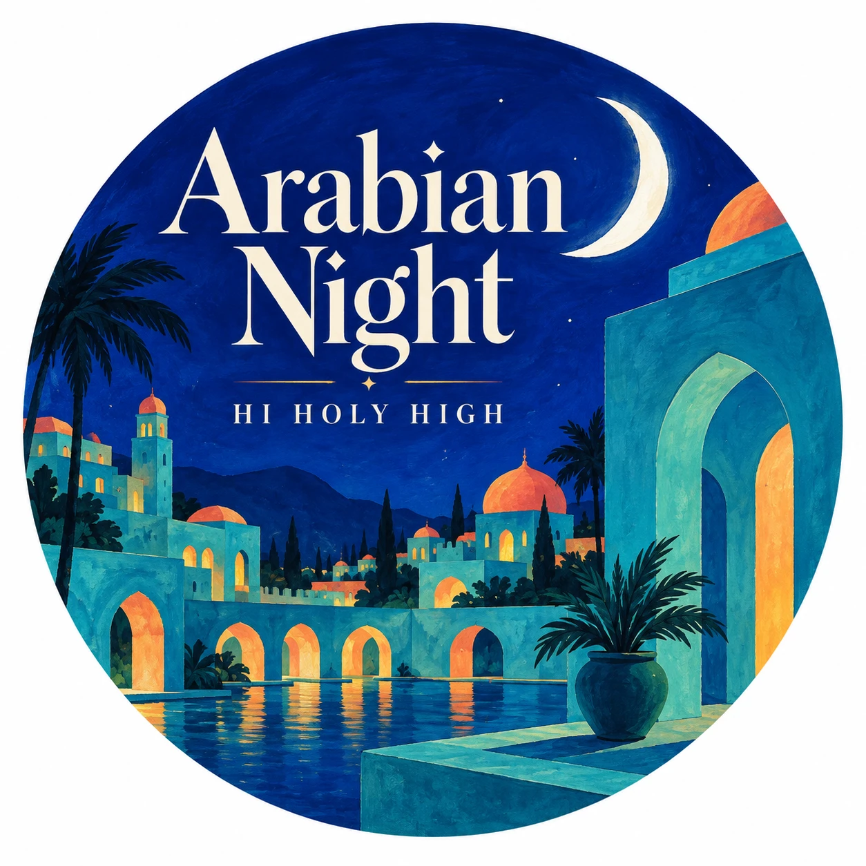 Arte provisional A-R1 · Arabian Night