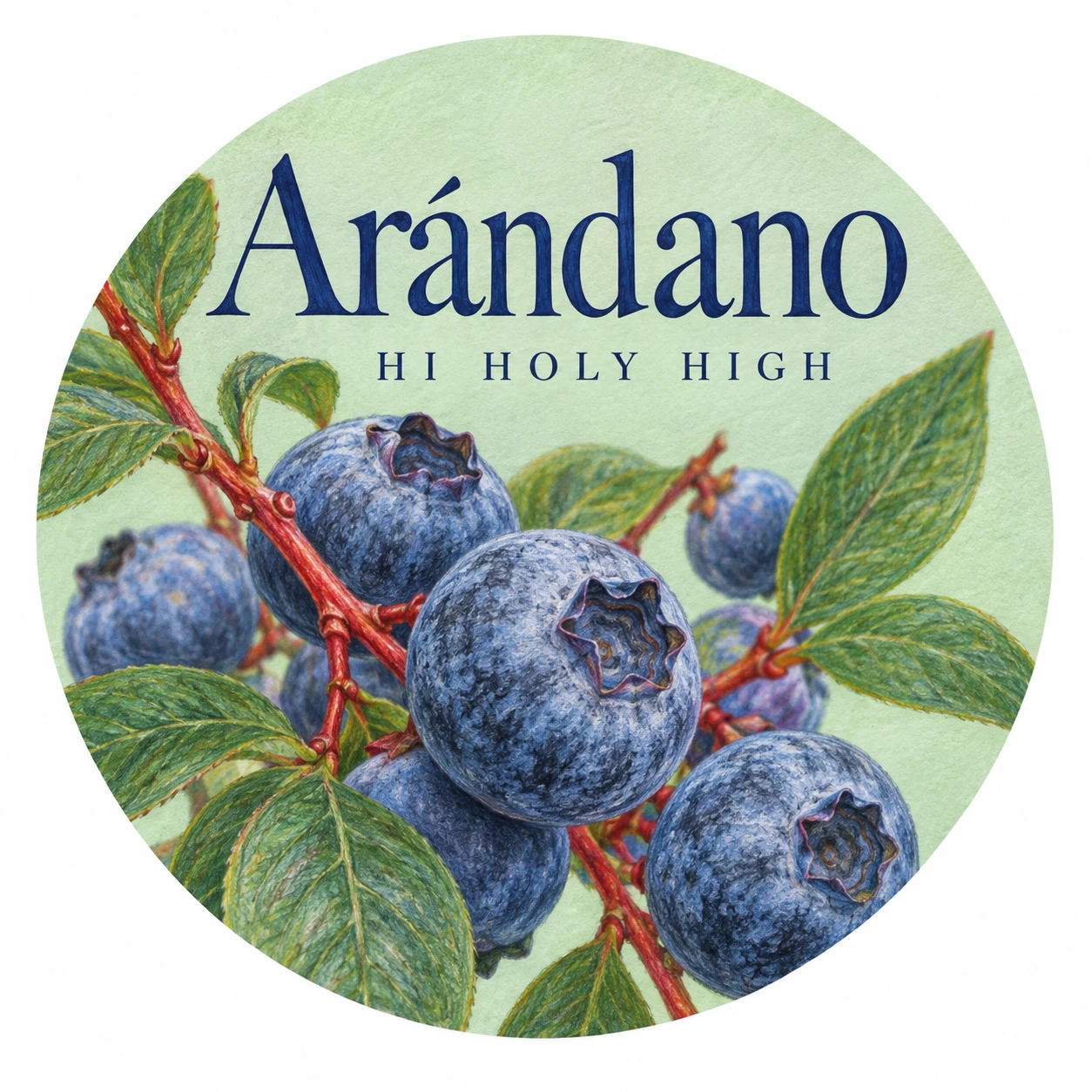 Arte provisional A-R1 · Arándano