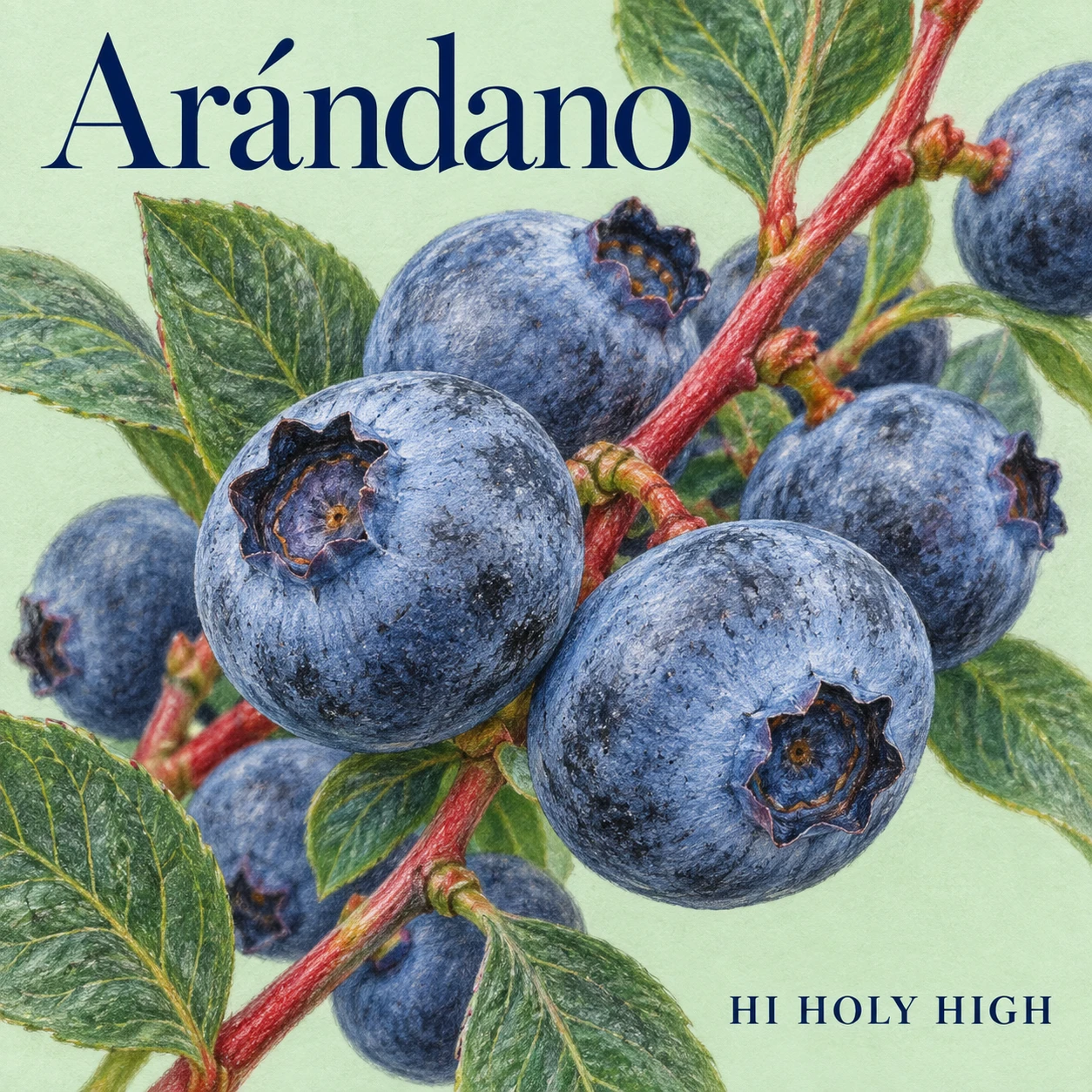 Arte provisional A-S1 · Arándano