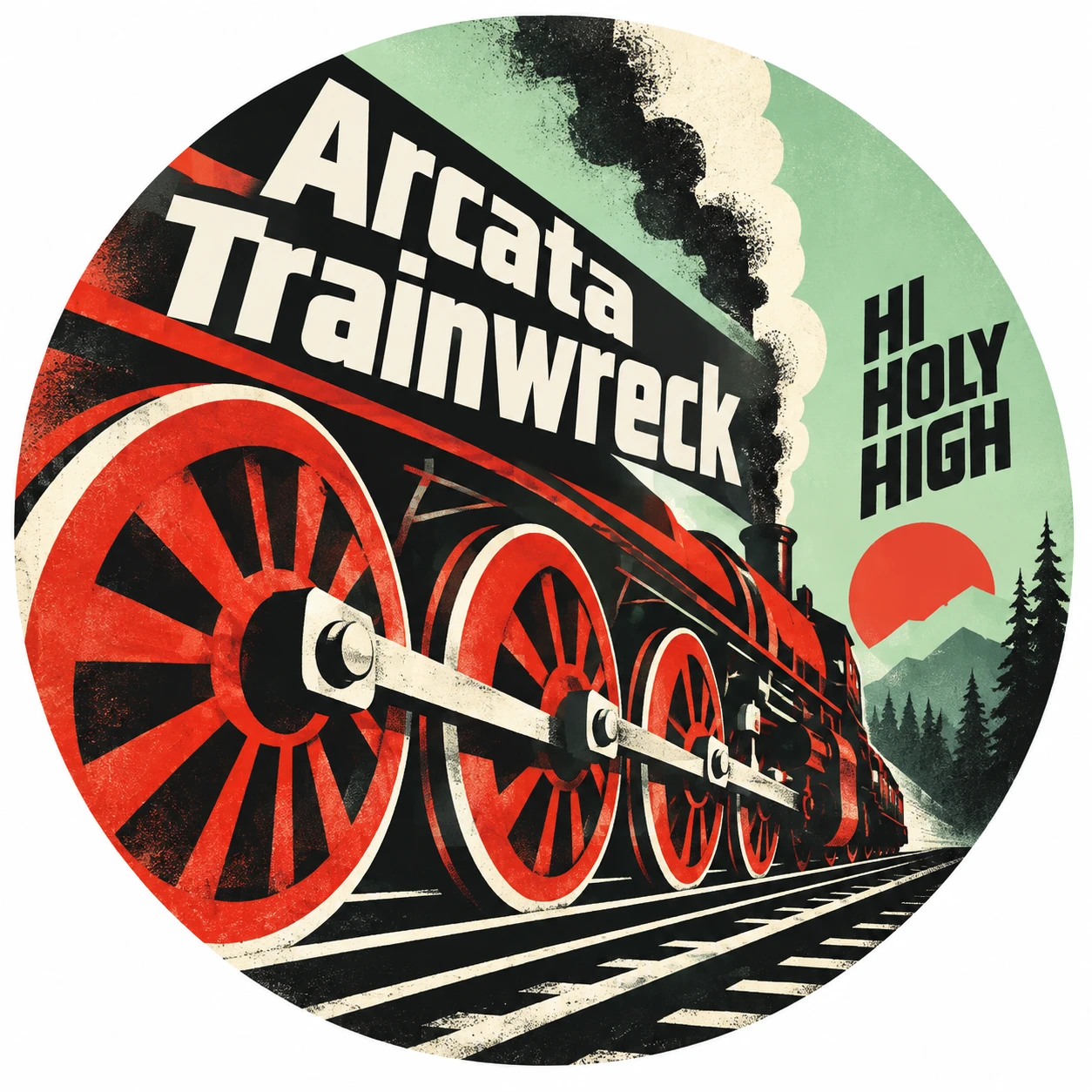 Arte provisional A-R1 · Arcata Trainwreck