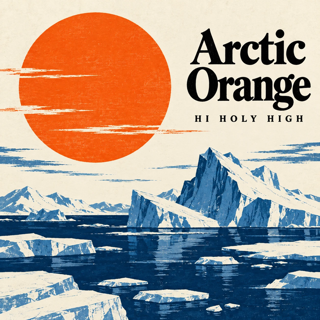 Arte provisional A-S1 · Arctic Orange