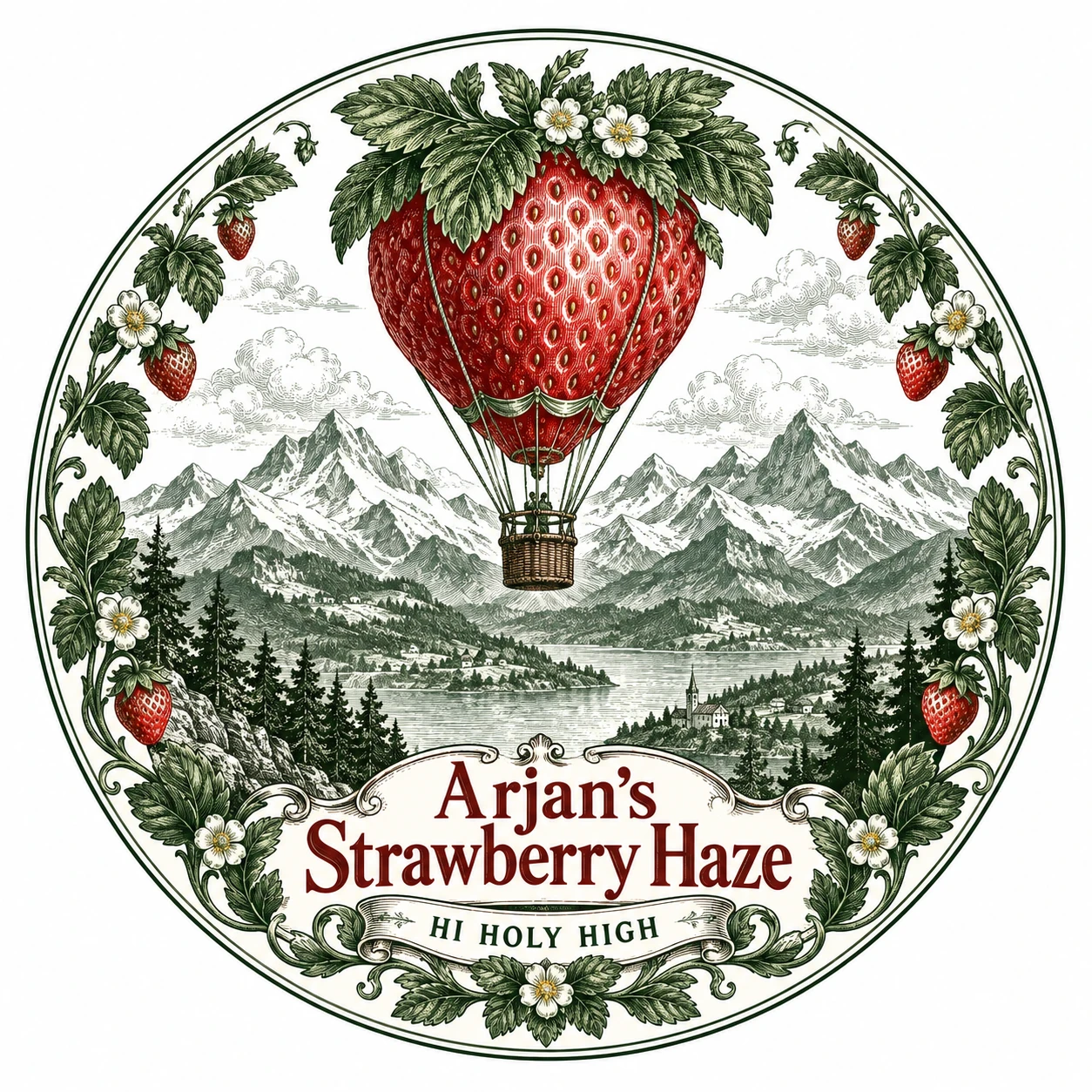 Arte provisional A-R1 · Arjan's Strawberry Haze