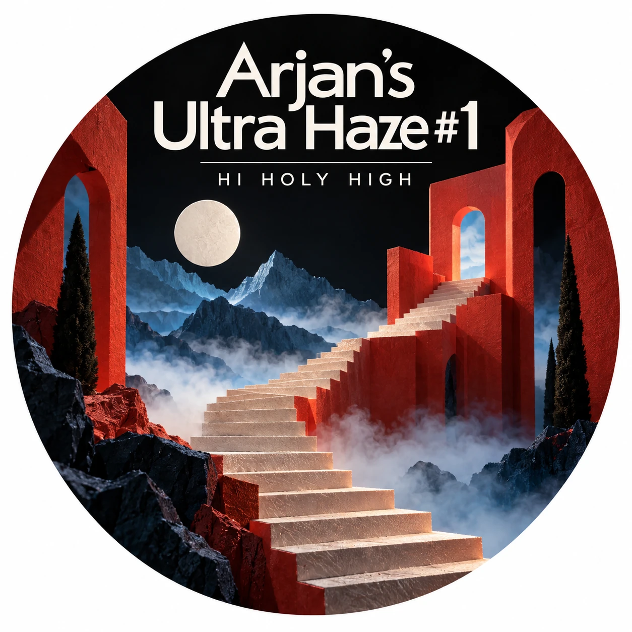 Arte provisional A-R1 · Arjan's Ultra Haze #1