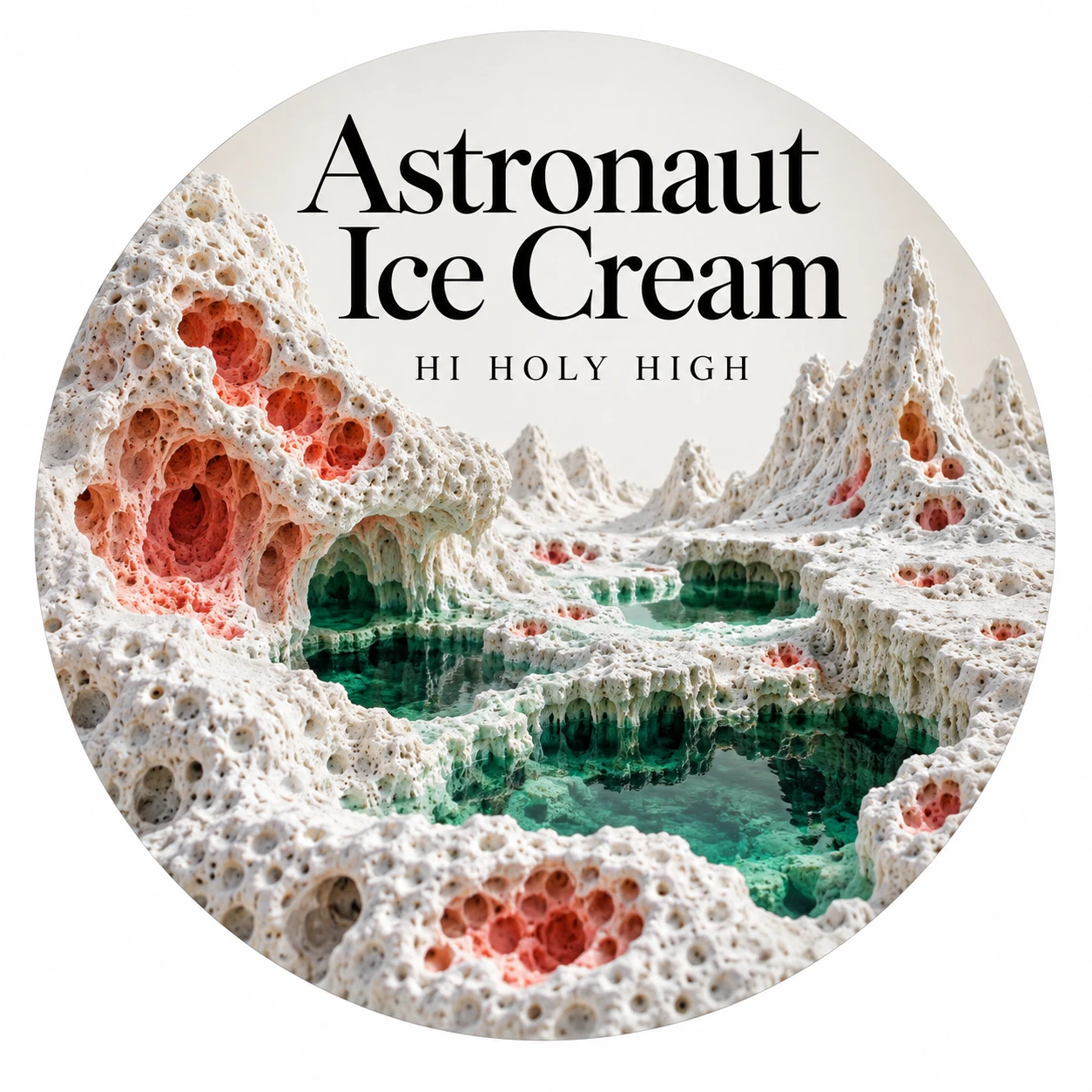 Arte provisional A-R1 · Astronaut Ice Cream