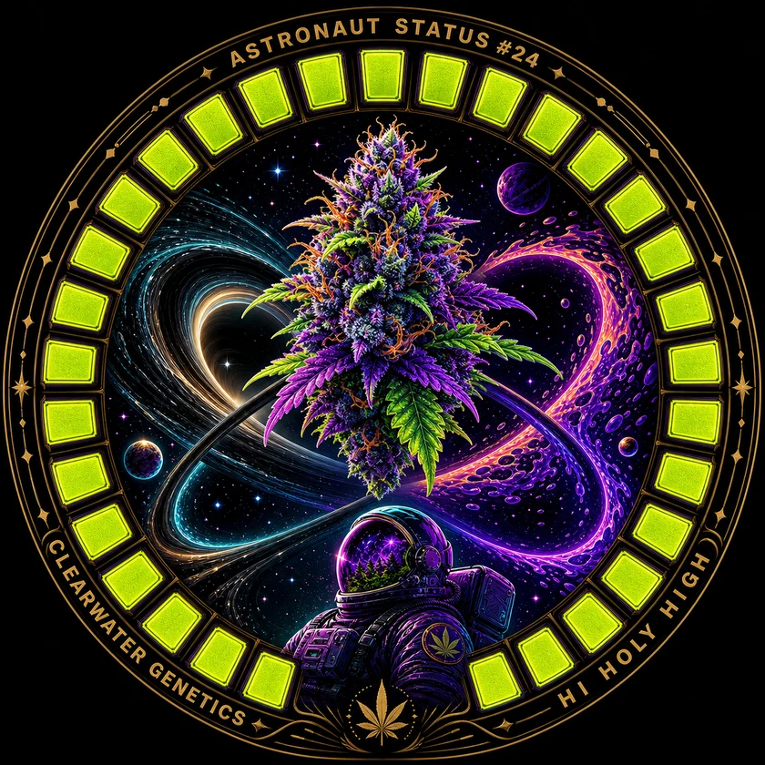 Top-rated round artwork for Astronaut Status 24 (Clearwaters cut)