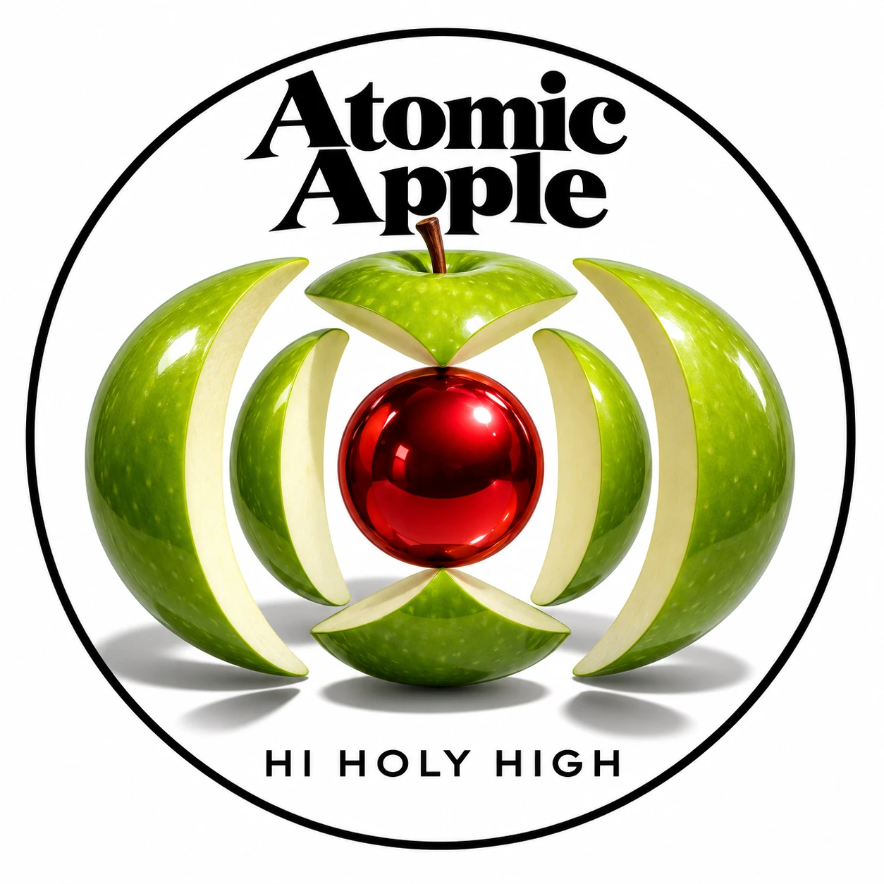 Arte provisional A-R1 · Atomic Apple