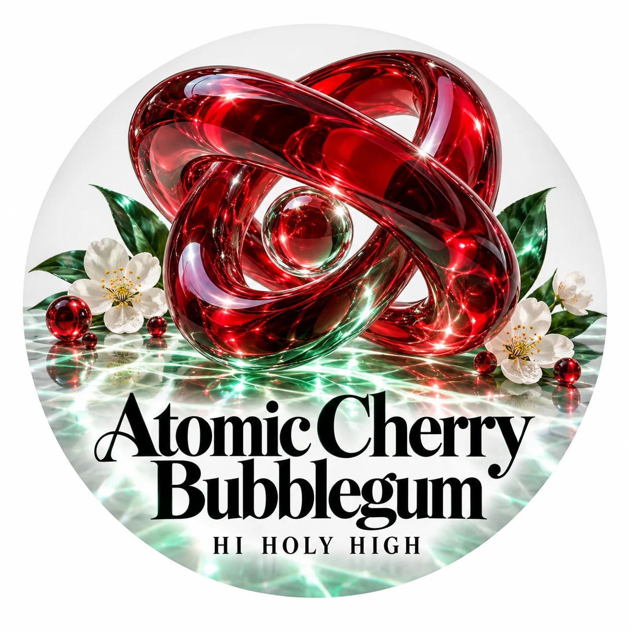 Arte provisional A-R1 · Atomic Cherry Bubblegum