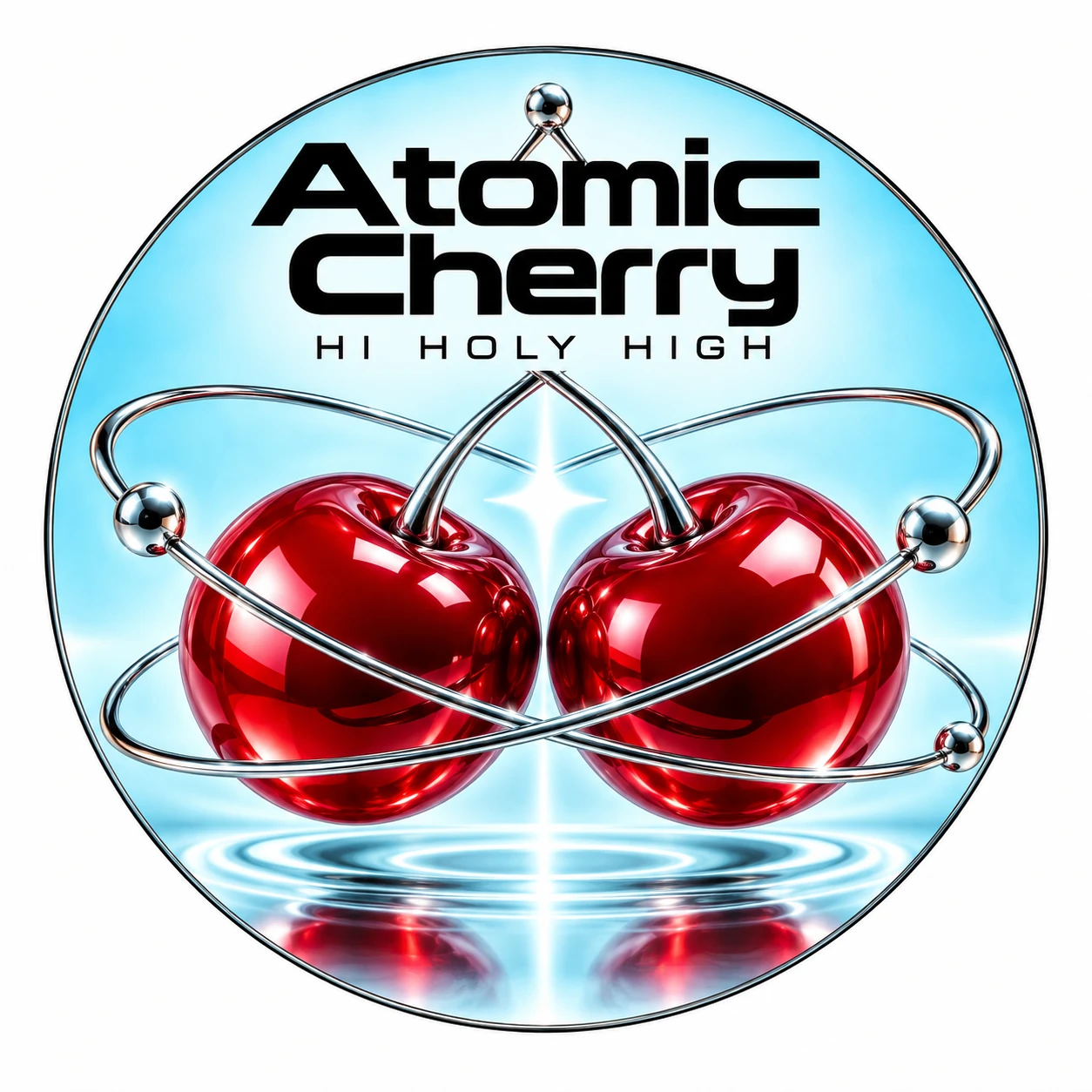 Arte provisional A-R1 · Atomic Cherry