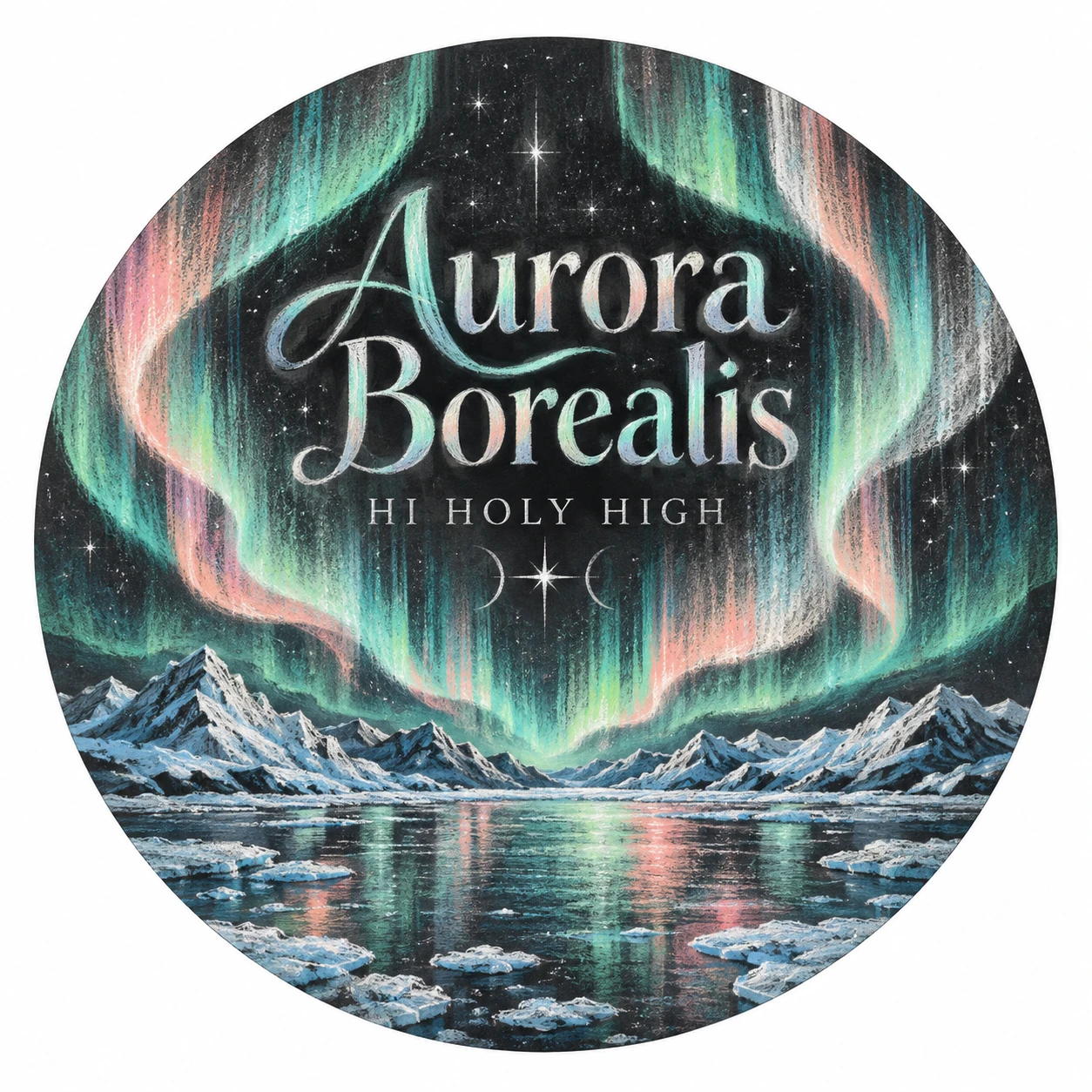 Arte provisional A-R1 · Aurora Borealis