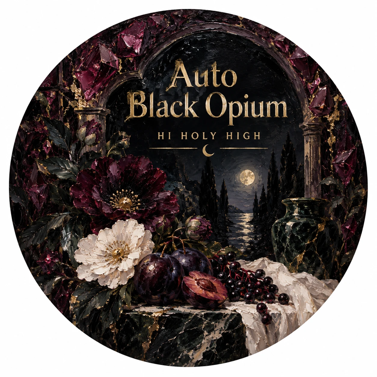 Arte provisional A-R1 · Auto Black Opium