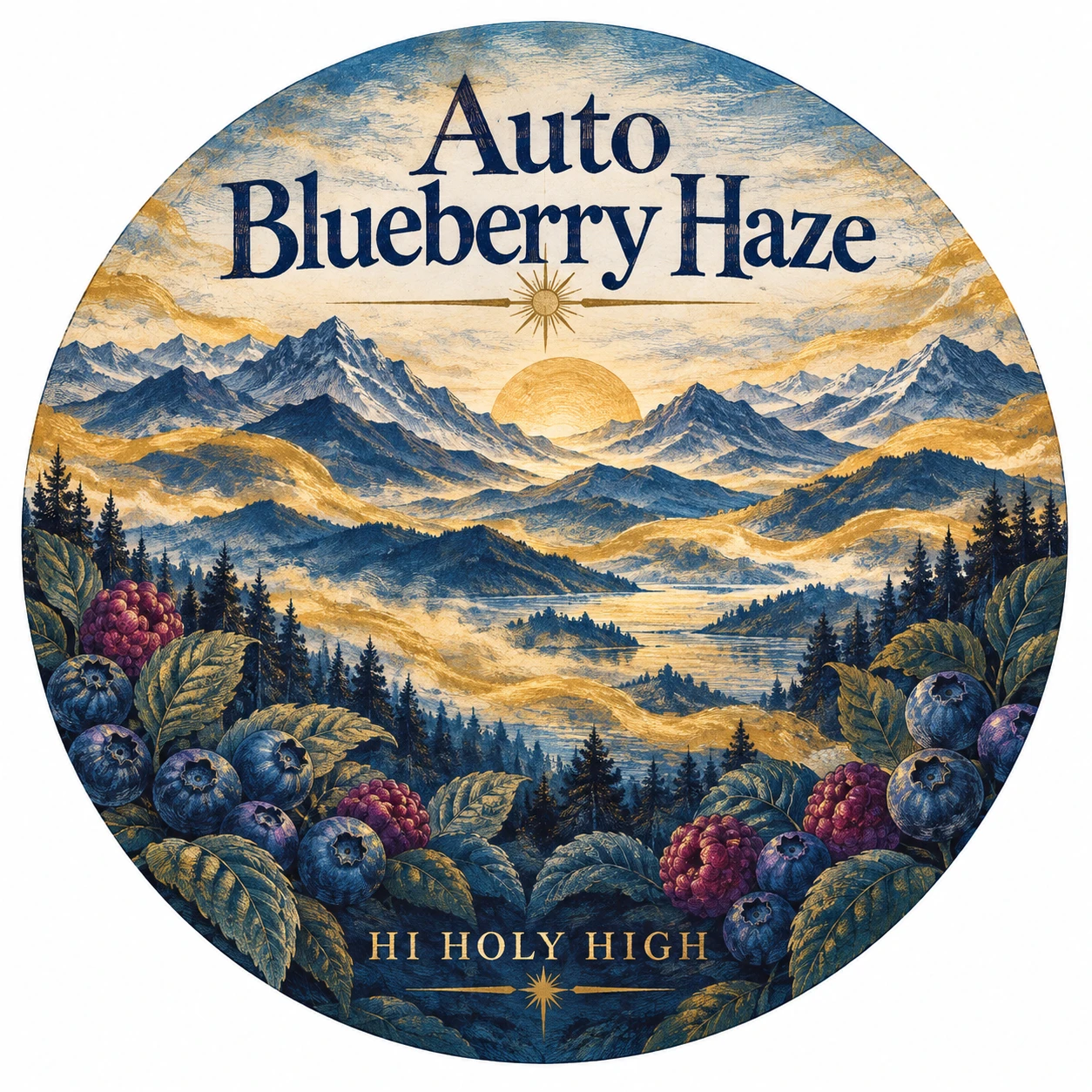 Arte provisional A-R1 · Auto Blueberry Haze