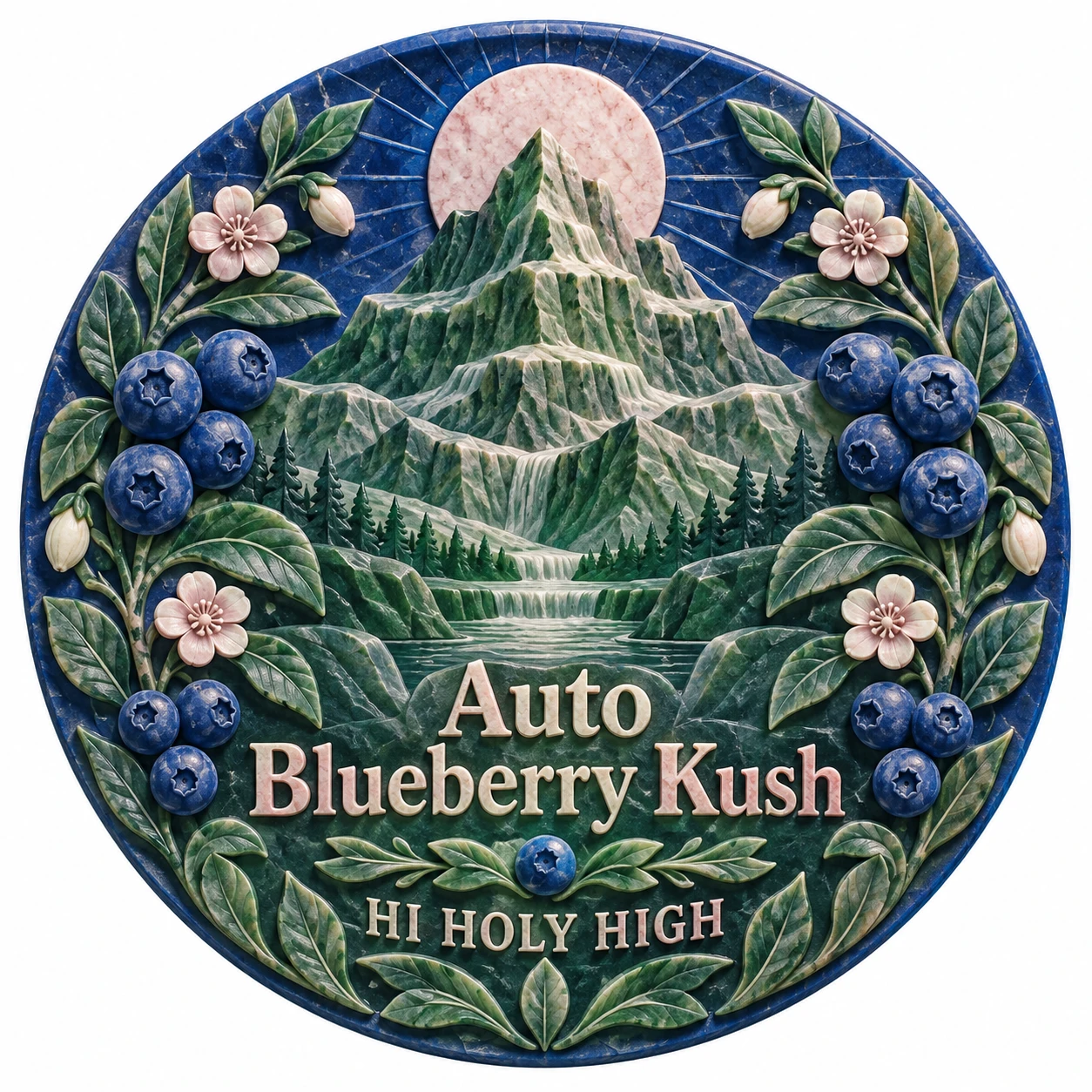 Arte provisional A-R1 · Auto Blueberry Kush