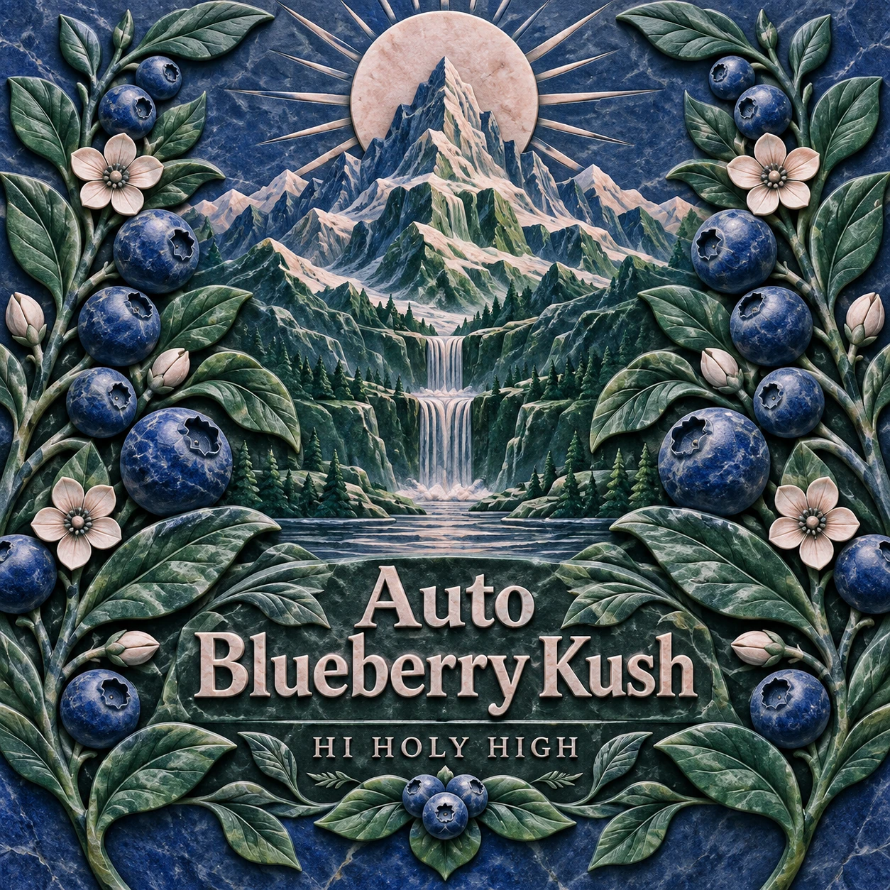 Arte provisional A-S1 · Auto Blueberry Kush