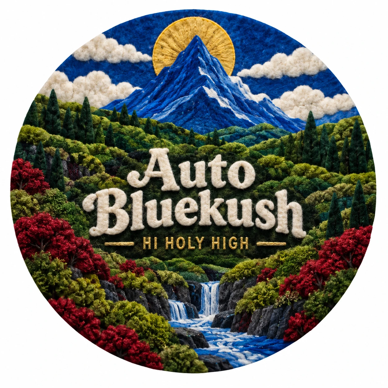 Arte provisional A-R1 · Auto Bluekush
