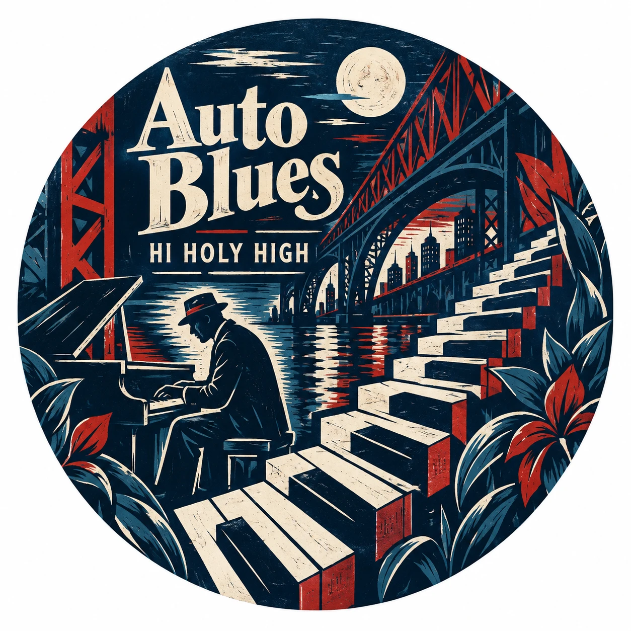 Arte provisional A-R1 · Auto Blues