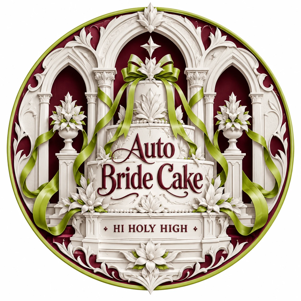 Arte provisional A-R1 · Auto Bride Cake