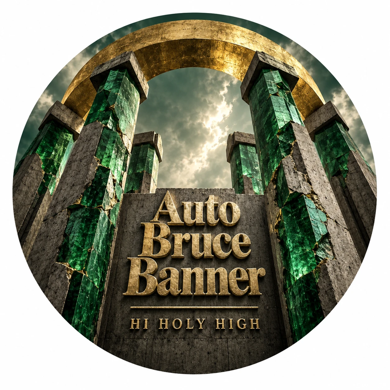 Arte provisional A-R1 · Auto Bruce Banner