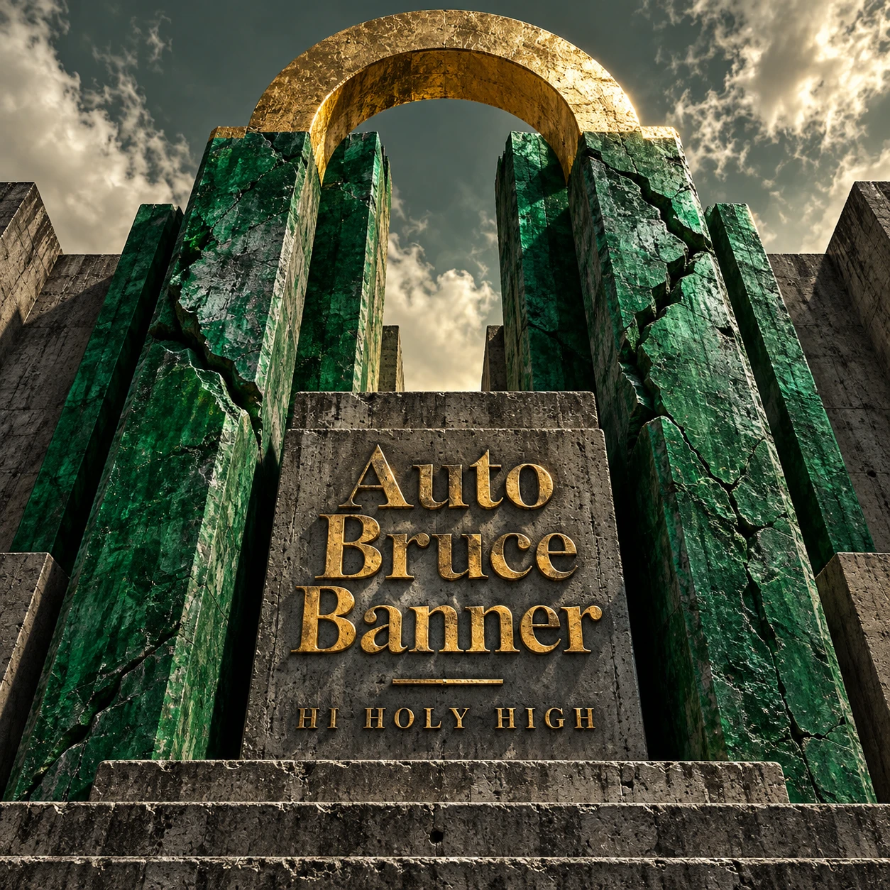Arte provisional A-S1 · Auto Bruce Banner